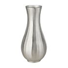 Deko Metallvase Vase fr Trockenblumen Dekovase Wohnzimmer silber 285 cm