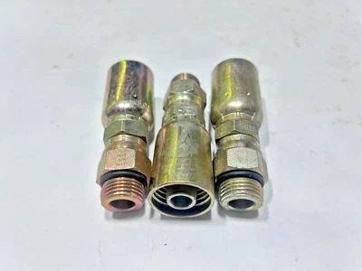 (3) 08U-R08 WEATHERHEAD 1/2" Hose ID x 1/2" Male STRT THRD O-Ring Swivel - Image 1 of 4
