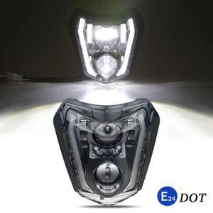 1X Dirt Bike LED Headlight For 2017-2023 EXC XCW EXC-F 250 350 450 500 SMC-R 690 - Picture 1 of 10