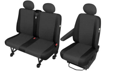 Coprisedili anteriori Nissan NV300 coprisedili guidatore doppia panca 3 posti - Immagine 1 di 4