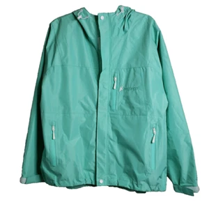 Frogg Toggs Rain Jacket Men’s XL Bright Green Full Zip Hooded Lightweight Outdoo - Picture 1 of 10