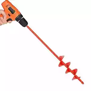 Auger Drill Bit For Garden Ground Earth Spiral Post Hole Digger Bulb Planting - Picture 1 of 2