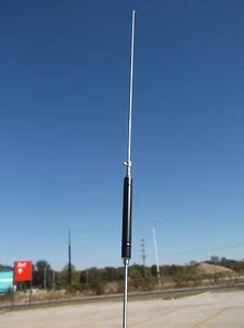 VINTAGE HUSTLER HQ-27 CZARNA CENTRALNIE ZAŁADOWANA ANTENA CB O DŁUGOŚCI 55 CALI - Zdjęcie 1 z 5