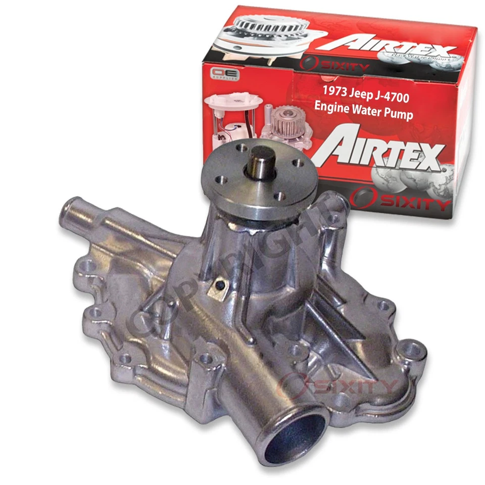 Bomba de agua del motor Airtex para Jeep J-4700 1973 5,9 L V8 refrigerante anticongelante DC Foto 1 de 4
