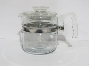 Pyrex 4 Cup Coffee Pot 7754-B Complete - Picture 1 of 5