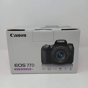Cámara digital Canon EOS 77D 24,2 MP SLR DSLR con lente de 18-55 mm - Imagen 1 de 10