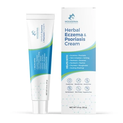 Eczema & Psoriasis Cream – Hydrating & Soothing Ointment for Dry Itchy Skin - image 1 of 4