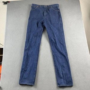 Vintage Wrangler Jeans Mens 36X38 Blue 13MWZ Dark Wash Western Rodeo Cowboy - Picture 1 of 10
