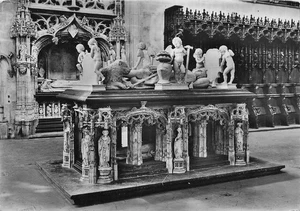 1 BOURG EN BRESSE EGLISE DE BROU TOMBEAU DE PHILIBERT LE BEA - Imagen 1 de 2
