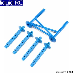 Losi 241051 Rear Body Support and Body Posts Blue: LMT - Picture 1 of 1