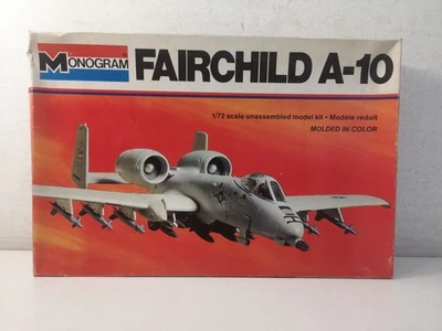Fairchild A-10 Kit Monogram 5405 Scala 1/72 Completo -D39 - Immagine 1 di 4
