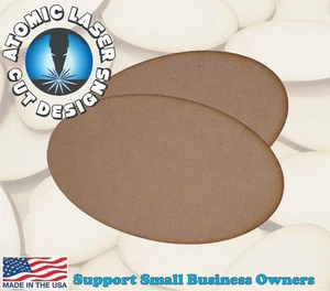 95 mm x 150 mm ovale Sockel x 2 MDF Miniaturen SCHNELLER KOSTENLOSER VERSAND #1 USA VERKÄUFER - Bild 1 von 5