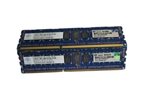 HP 32GB (Lot of 8) NANYA 4GB 1Rx4 PC3L-10600R DDR3-1333 ECC 647647-071 - Picture 1 of 2