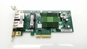 SuperMicro AOC-SG-I2 Dual Port Gigabit Ethernet Network Adapter Card - Picture 1 of 2