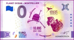 PLANET OCEAN - MONTPELLIER / BILLET 0 € / NULL EURO-SCHEIN / UEQQ 2025-2 - Picture 1 of 1