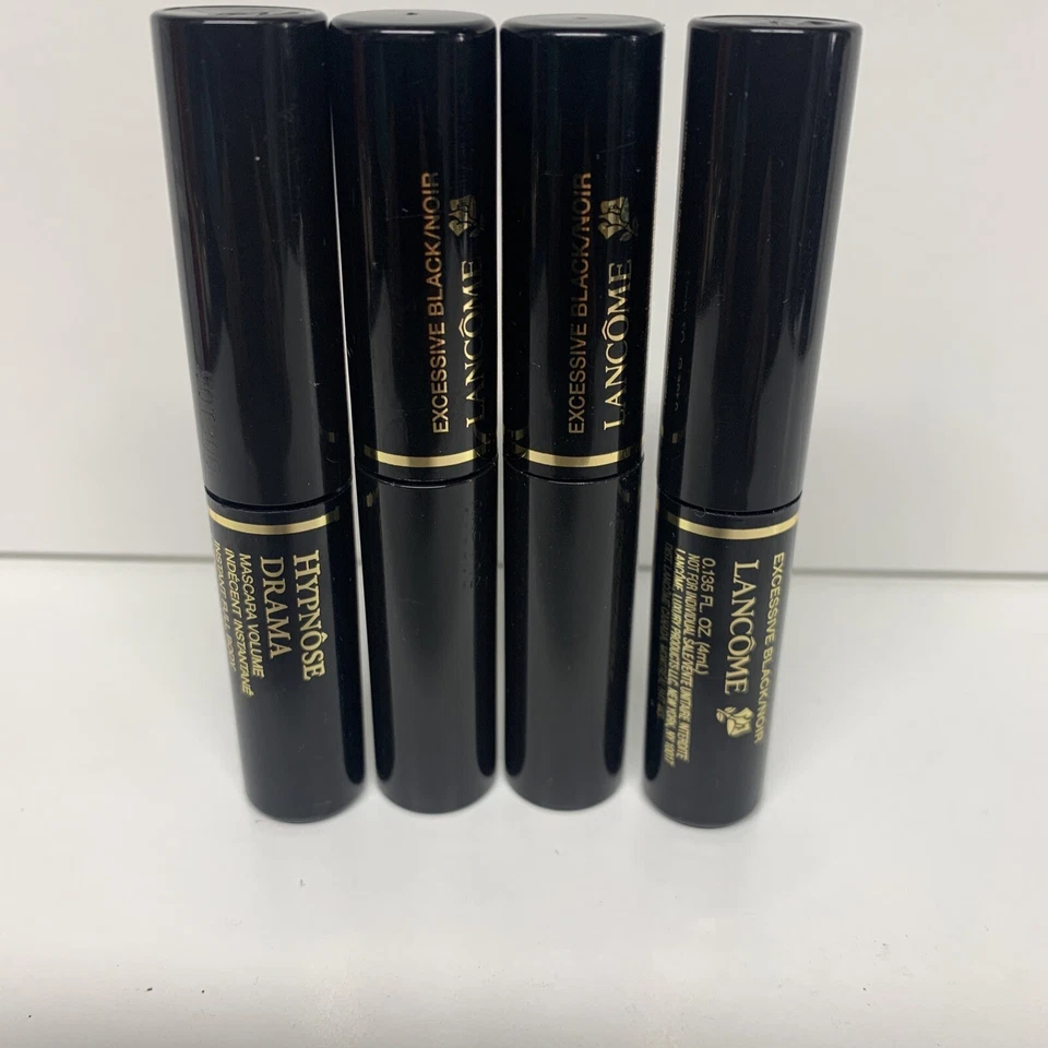 4 rímel Lancome Hypnose Drama negro excesivo nuevo tamaño de viaje 4 ml cada uno Foto 1 de 4
