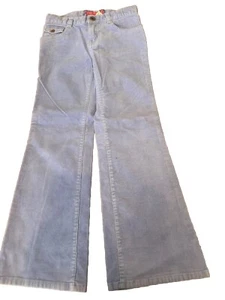 Girls Vtg Old Navy Y2K Flare Leg Jeans Adjustable Waist Purple Pants Corduroy 7 - Imagen 1 de 5