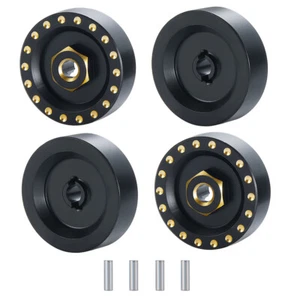 Brass Wheel Hex Adapter Diff Cover for SCX24 90081 B17 C10 JLU Gladiator Bronco - Picture 1 of 18