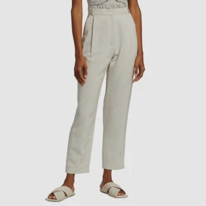 $580 Tove Women Gray Jill High-Waisted Wide-Leg Trousers Pants Size FR 40 / US 8 - Picture 1 of 4