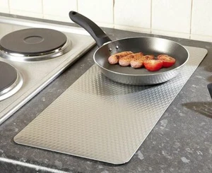 Heat Resistant metallic Kitchen Trivet Mat Pan Hot Pot Holder Non Slip Grey - Picture 1 of 1