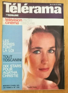 TELEVISION PROGRAMMES TELE TELERAMA N°1318 AVRIL 1975 BRIGITTE FOSSEY - Picture 1 of 1