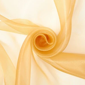 Princess Polyester Bridal Shimmer Organza 60 Inch Lightweight Sheer Fabric - Picture 1 of 22