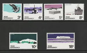 Ross Dependency 1972-79 Complete set on ordinary papers SG 9-14 Mnh. - Picture 1 of 1