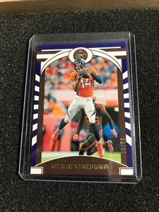 2020 Legacy Courtland Sutton Sapphire Parallel 28/50 Denver Broncos - Picture 1 of 2