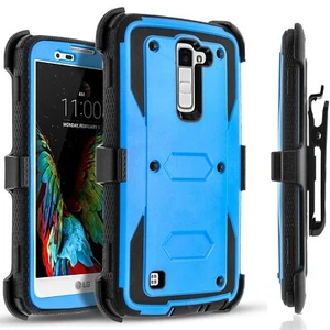For LG K7 Phone Case Shockproof Cover Belt Clip Heavy Duty Drop Protection - Picture 1 of 26