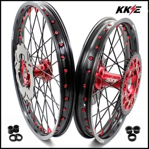 Kit de discos de bujes de rueda radios KKE 21-18 para bicicleta de tierra para HONDA XR650R 2000-2008 - Imagen 1 de 15