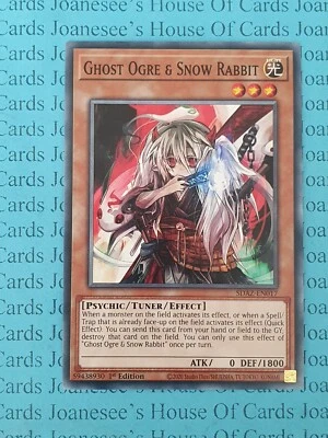 Ghost Ogre & Snow Rabbit SDAZ-EN017 Yu-Gi-Oh Card 1st Edition New - Image 1 of 3