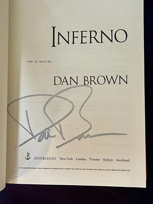 INFERNO by Dan Brown (SIGNED, 1st/1st, hardcover) FREE SHIPPING! Foto 1 de 4