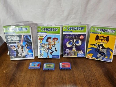 Lot of 7 Leap Frog Leapster Batman Strength in Numbers Learning Game Star Wars - Image 1 of 4