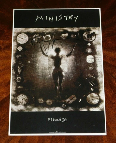 AL JOURGENSEN MINISTRY SIGNED PSALM 69 12X18 POSTER N.W.O.!!! Cover