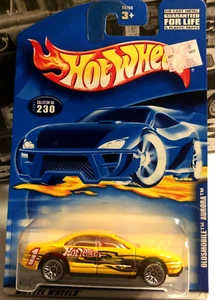 2001 HOT WHEELS OLDSMOBILE AURORA YELLOW # 230 - - Foto 1 di 2