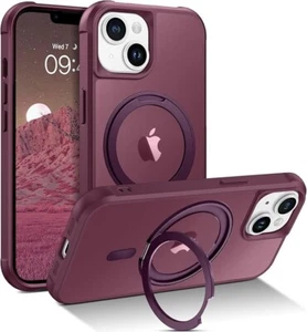 Magnetische iPhone 14 Plus Hülle, Kompatibel mit MagSafeDrehbarer Ringhalter Kicks - Bild 1 von 6