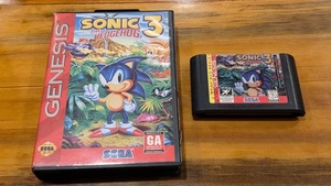892: Sega Genesis Sonic the Hedgehog 3 mit Box / ohne Handbuch - Bild 1 von 2