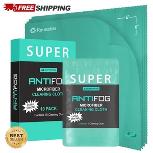 OPTIPAK Anti-Beschlag Mikrofaser Reinigungstuch für Brille, Schutzbrille & Skimaske - Bild 1 von 30
