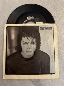 Michael Jackson Man In The Mirror/Instrumental 1987 Epic 45 picture Sleeve - Picture 1 of 5