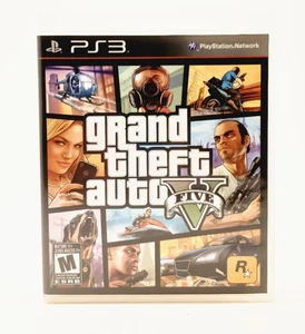 Grand Theft Auto V GTA 5 PlayStation 3 PS3 With Map & Manual Complete CIB - Bild 1 von 6