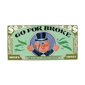 Selchow & Righter Boardgame Go for Broke! (1965 Ed) Box Fair - Picture 1 of 1
