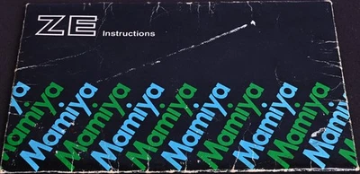 Original Mamiya ZE User Manual - Excellent - Image 1 of 4