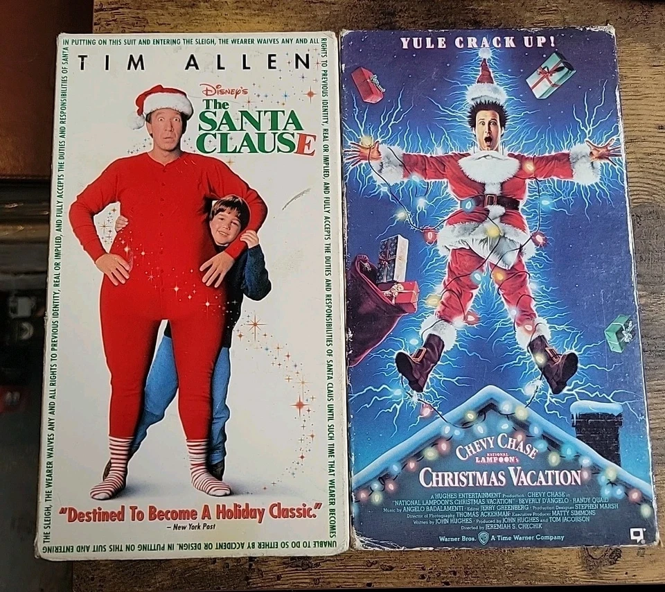 Lote de películas navideñas VHS de vacaciones de Navidad y Santa Claus Foto 1 de 1