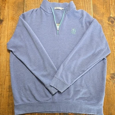 Peter Millar Pullover Men XLarge Crown Comfort 1/4 Quarter Zip Golf Cotton XL - Image 1 of 4