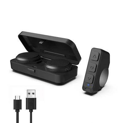 Motorcycles Helmet Bluetooth Headse Earphones Mini Portable External Control - image 1 of 4