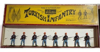 Britains Pre-War #167 Turkish Infantry Set - In Original Box - Image 1 of 3