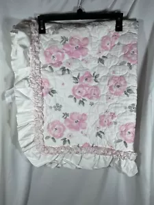 Wendy Bellissimo Savannah Wendebettdecke Decke Rüschen Baumwolle Rosen - Bild 1 von 3