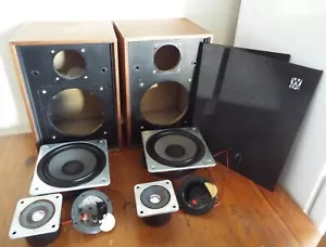 More details for vintage wharfedale denton xp2 speakers parts woofer / tweeter / cabinets/grills