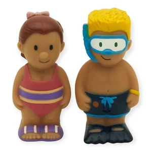 Step 2 Water Activity Table Figures Boy and Girl Swimming Swim Replacement Parts - Picture 1 of 21