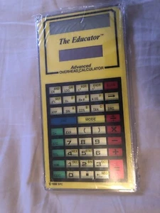 Vintage 1988 The Educator Advanced Overhead Calculator - Picture 1 of 5